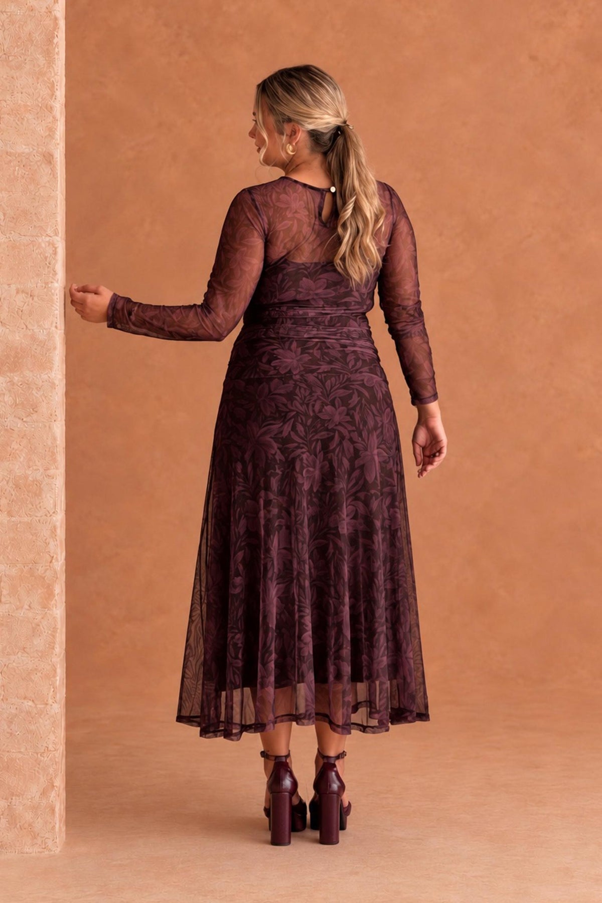 VESTIDO TUL FLORES MALVARÁ