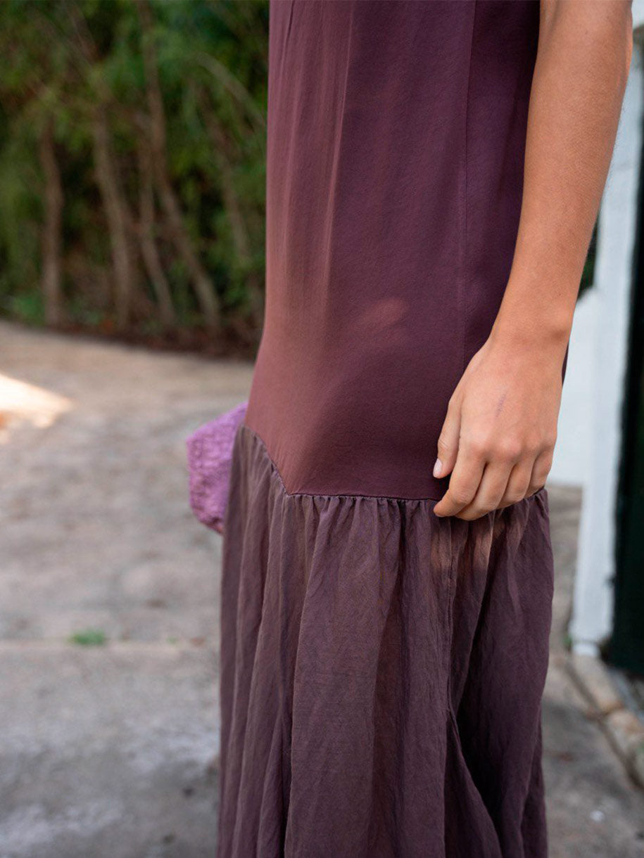 Vestido con tela de calidad, lyocell