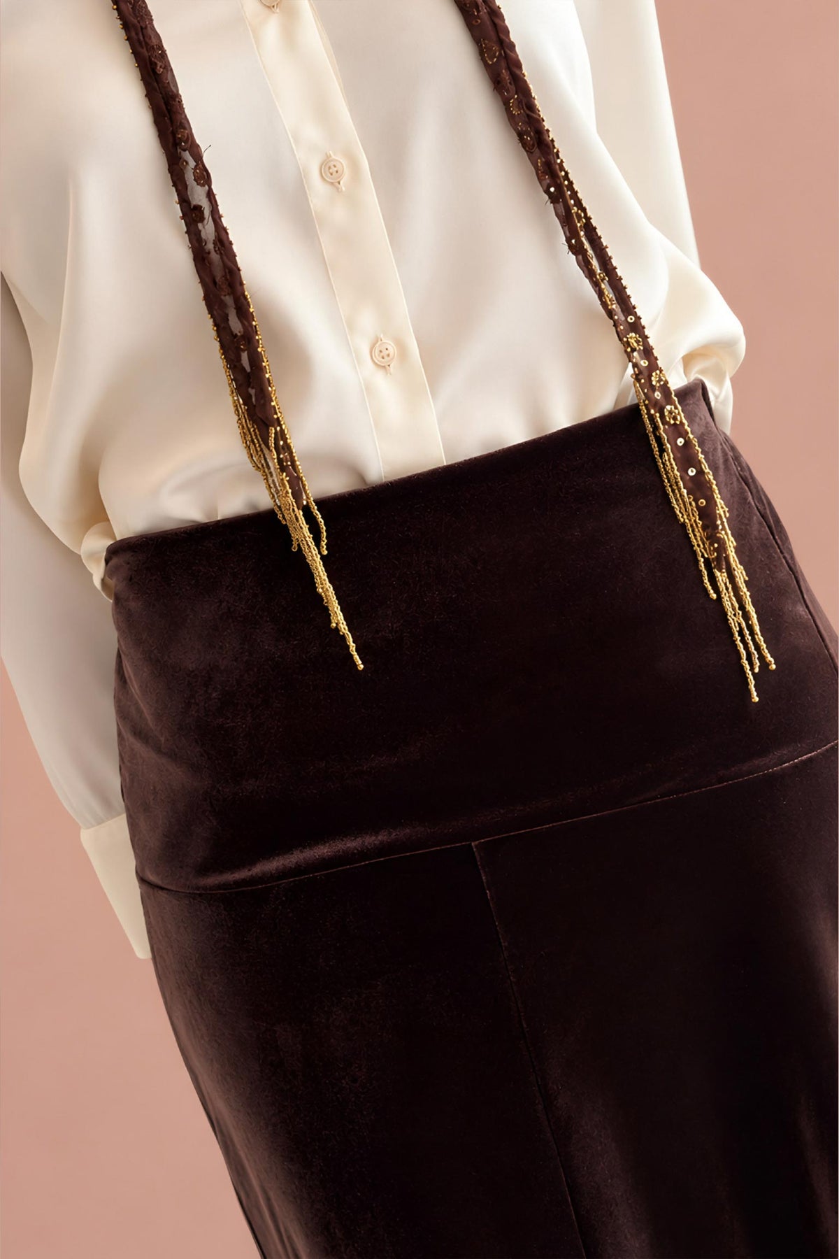 FALDA TERCIOPELO LOW