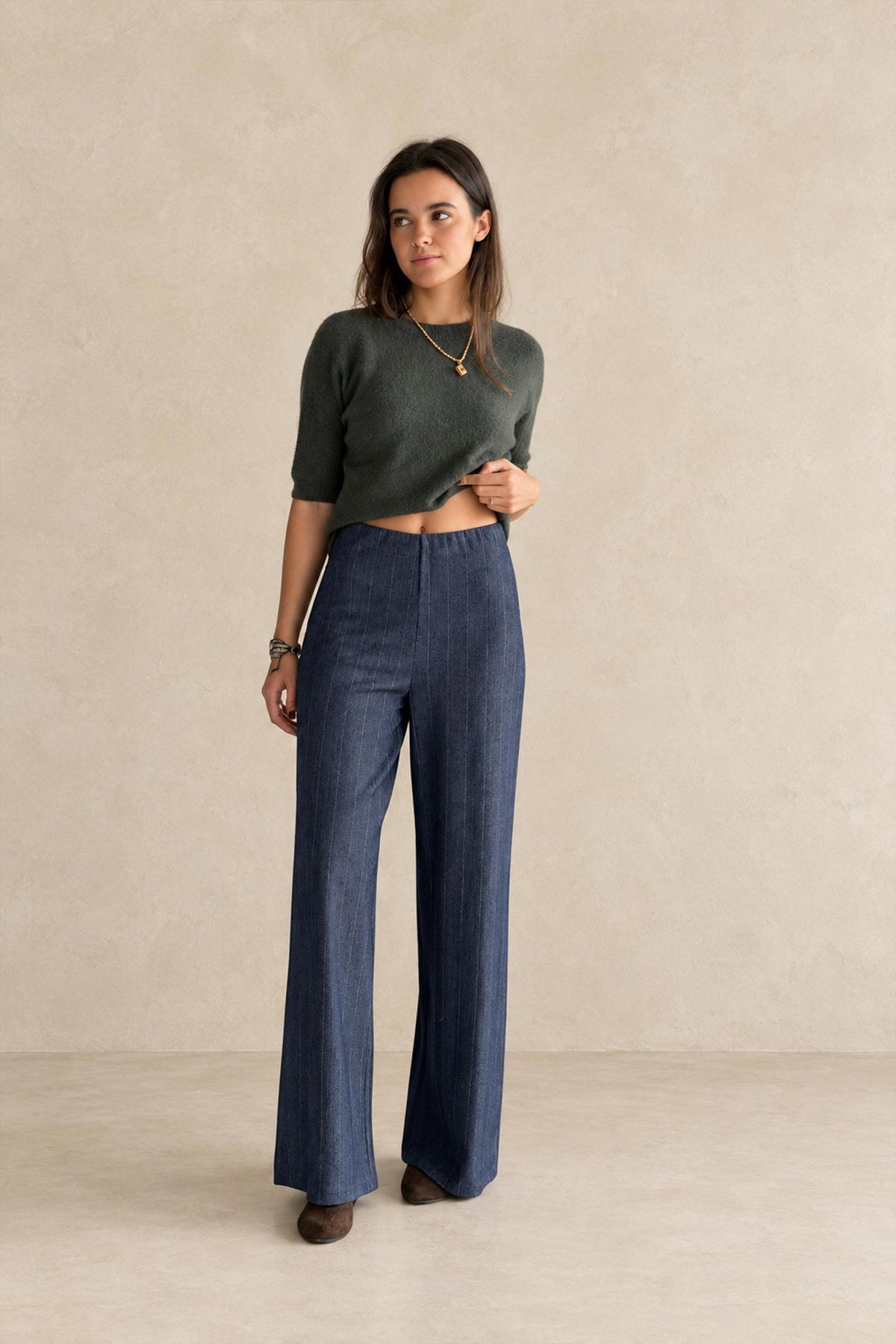 Pantalón de rayas diplomatica
