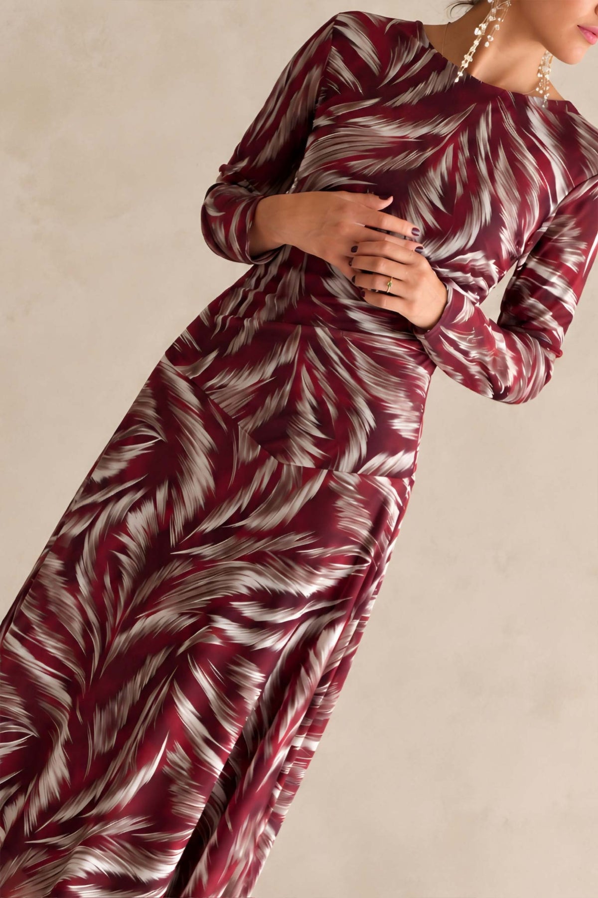 VESTIDO TUL PLUMAS LW