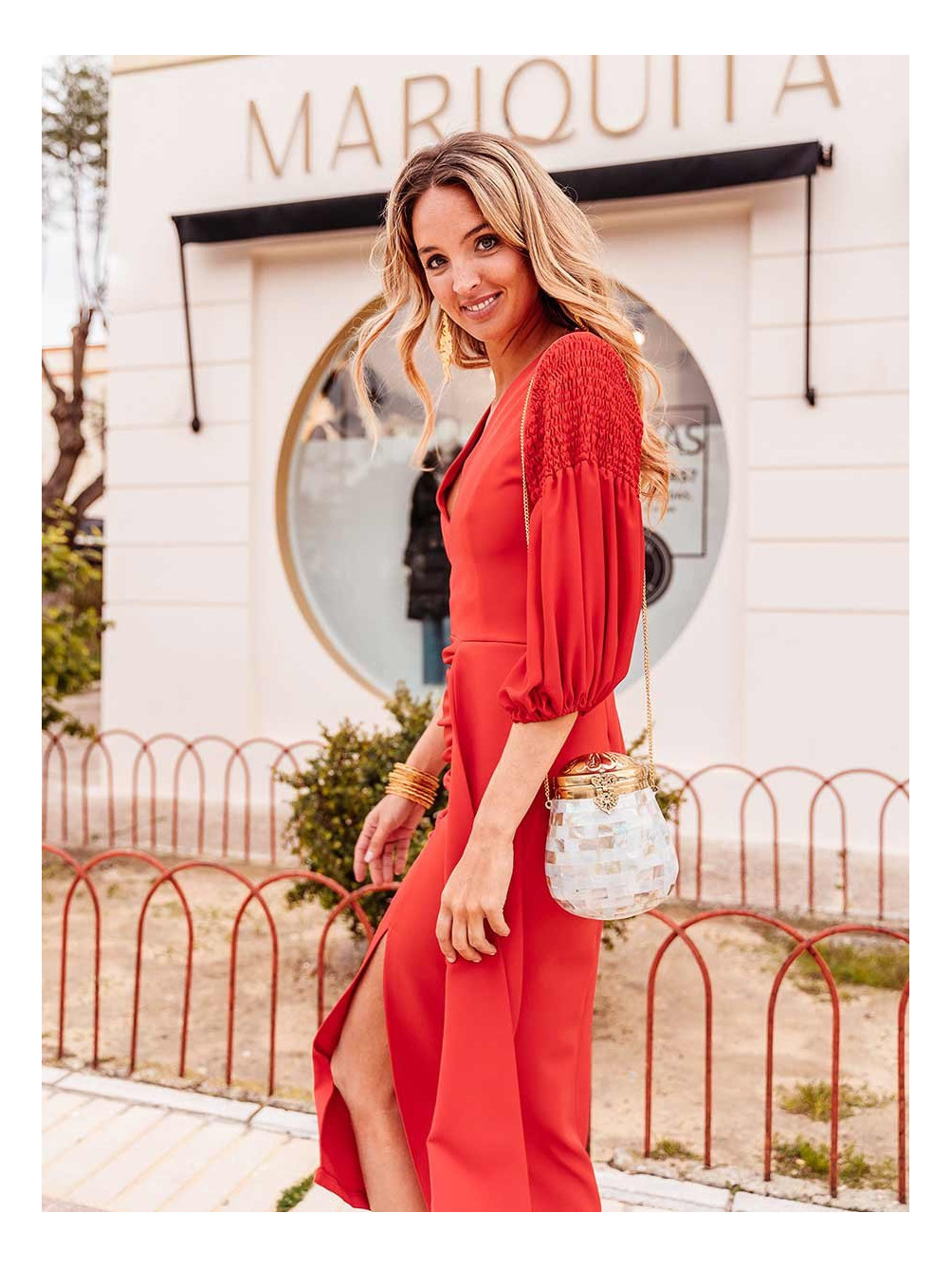 Vestido Cádiz | Vestido Rojo de | Mariquita Trasquilá