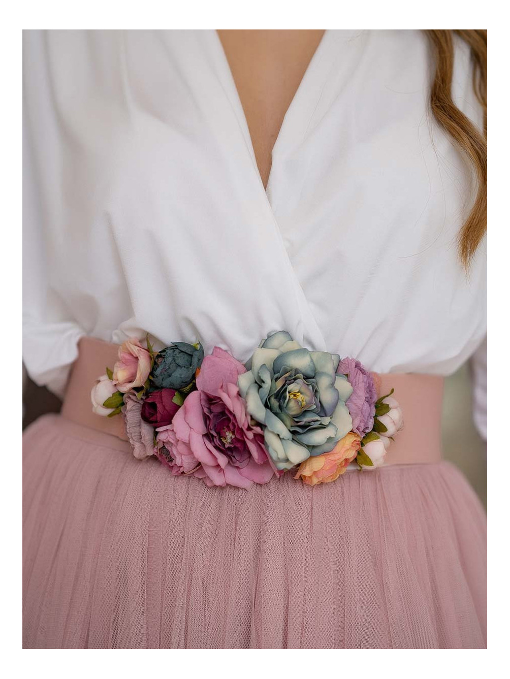 Cinturón Floral Bouquet, Cinturón de Mujer, Cinturones Mujer, Mariquita Trasquilá