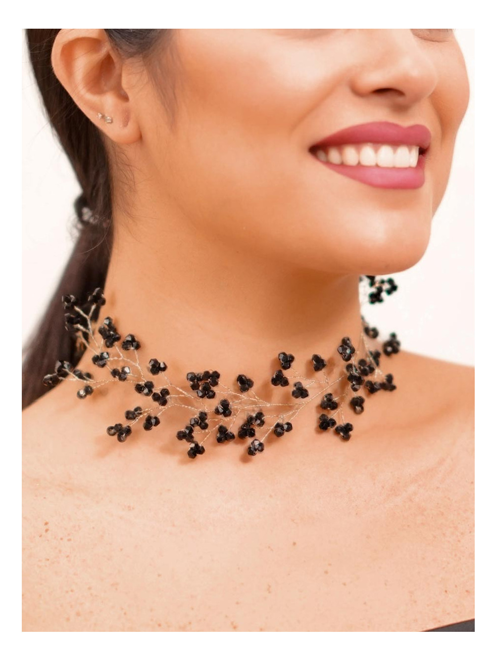 Choker Moldeable Piedras, Choker Mujer, Complementos Mujer, Mariquita Trasquilá