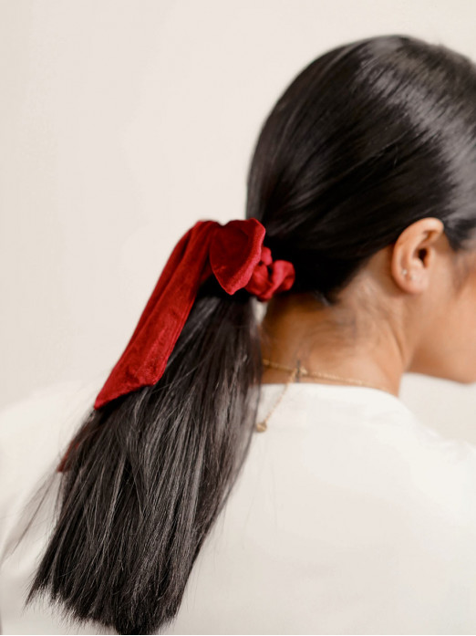 Goma para pelo con diseño de lazo, Mode de Mujer