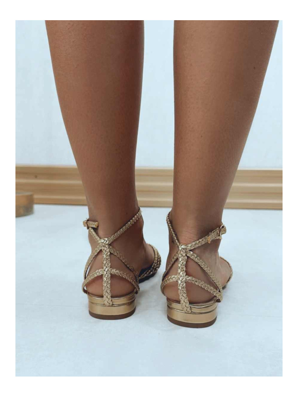 Sandalias trenzadas de mujer, moda zapatos primavera verano 2024, Mariquita Trasquilá