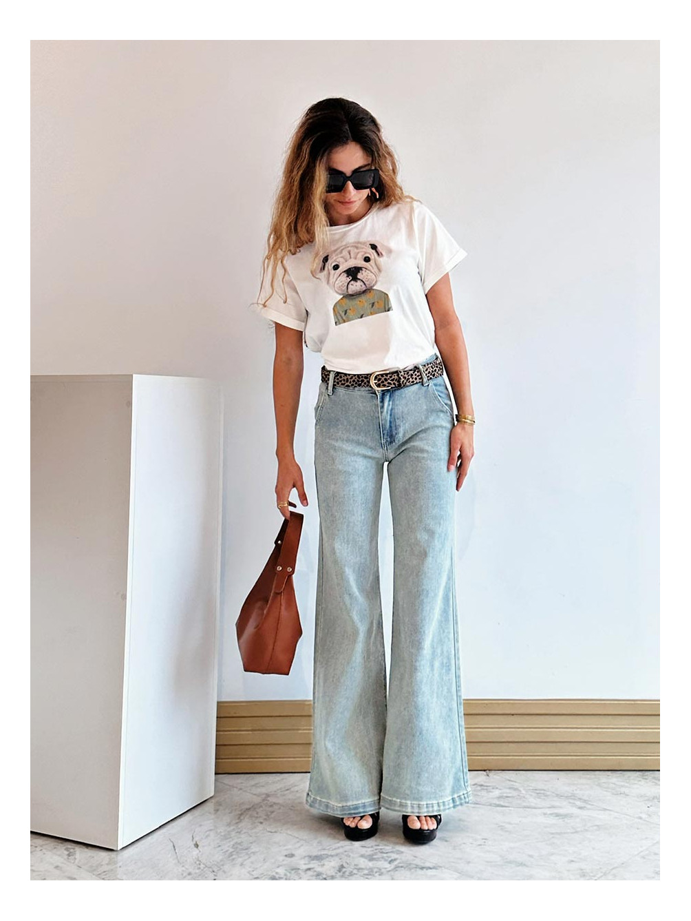JEANS RELAXED TIRO MEDIO - 1