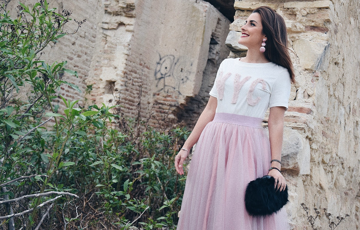 Falda tutú rosa: elemento indispensable