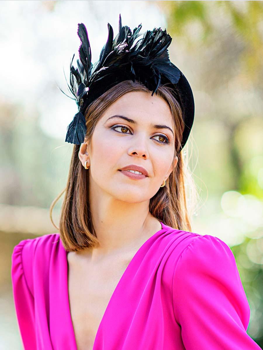 DIADEMA PLUMAS AURORA