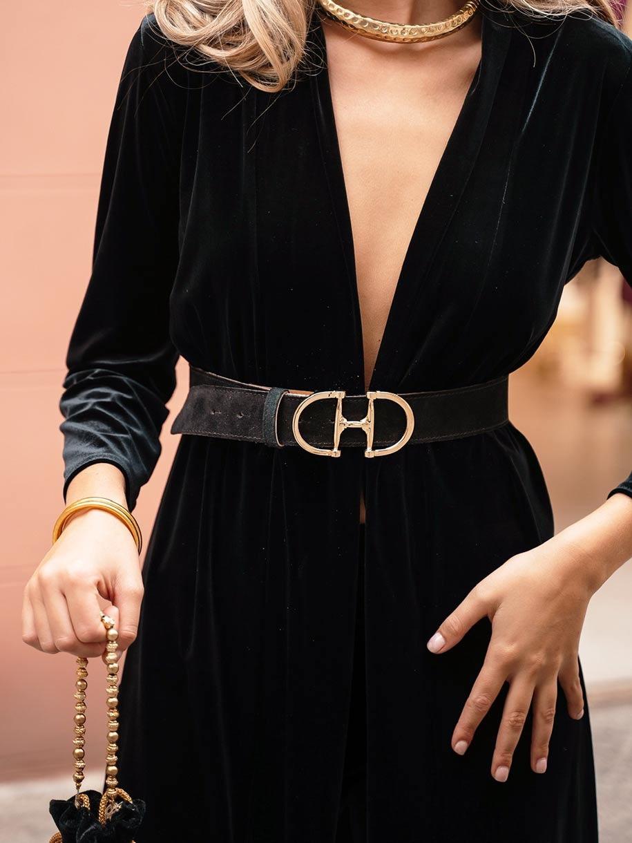 CINTURÓN PIEL ESTRIBO