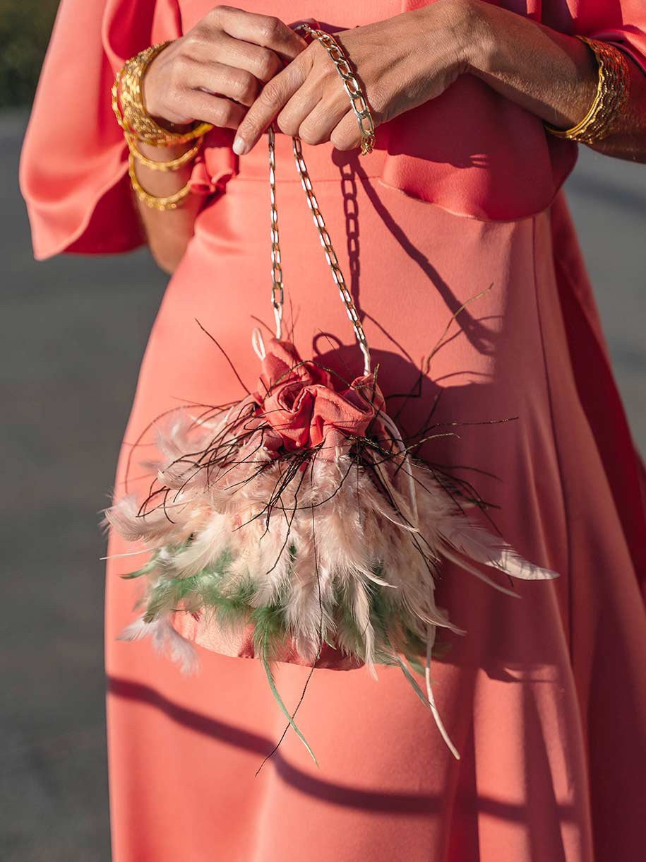 BOLSO PLUMAS BENALUP