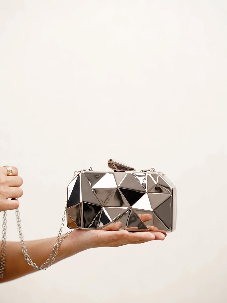 BOLSO CLUTCH CUBIC