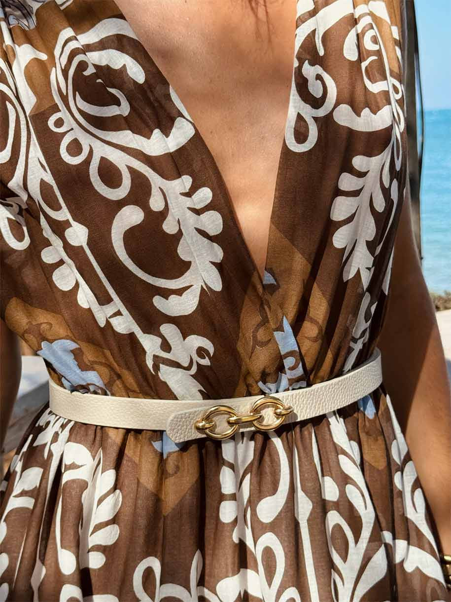 CINTURÓN HEBILLA ESLABÓN