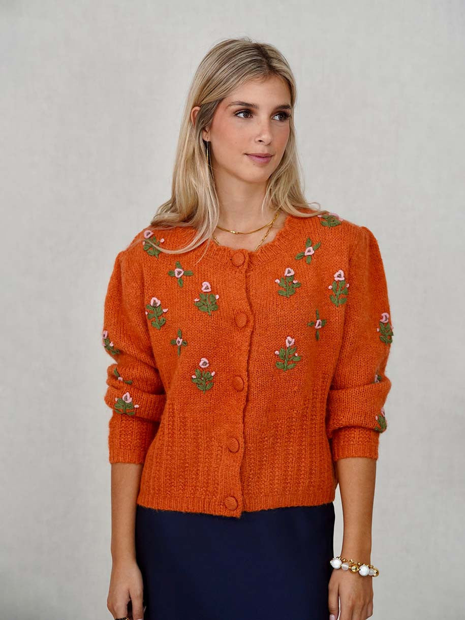 CÁRDIGAN FLORECILLAS