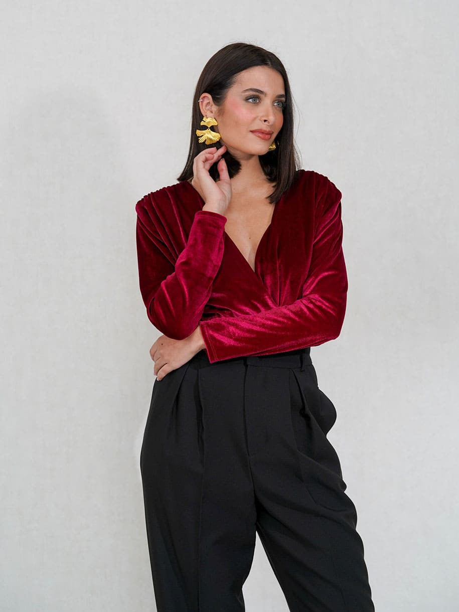 BODY TERCIOPELO ESCOTE