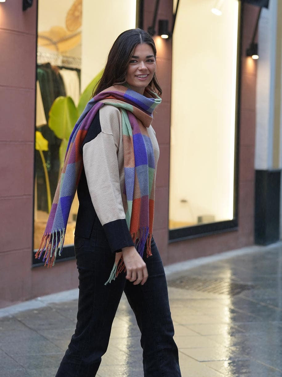 BUFANDA CUADROS TARTÁN