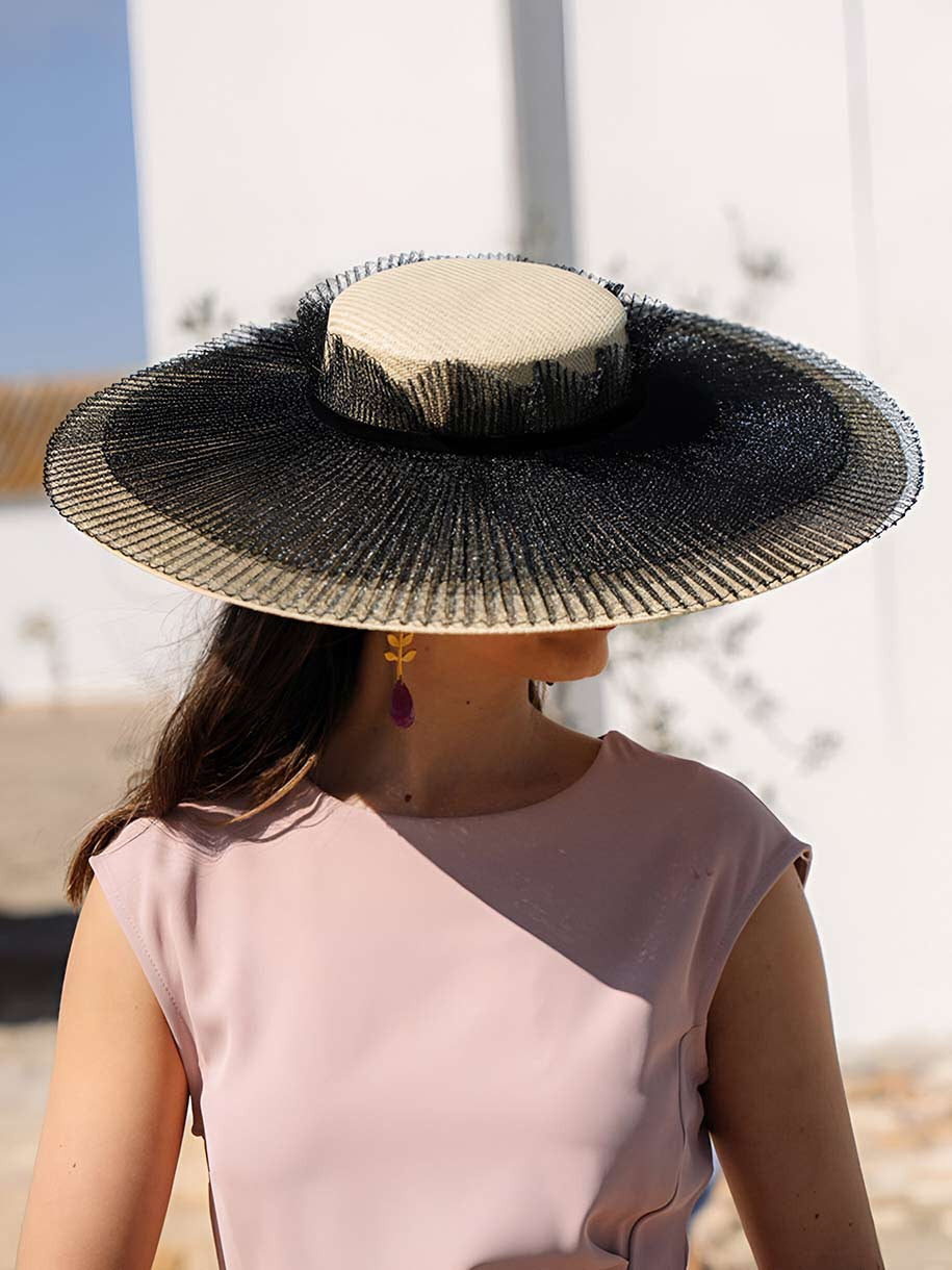 PAMELA NEGRA CRIN PLISADO