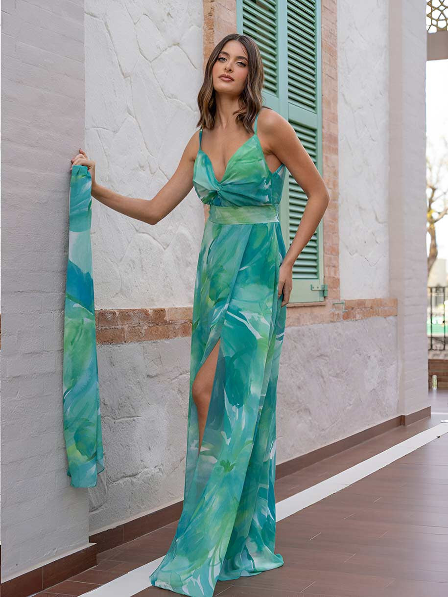 VESTIDO LARGO LA CARACOLA