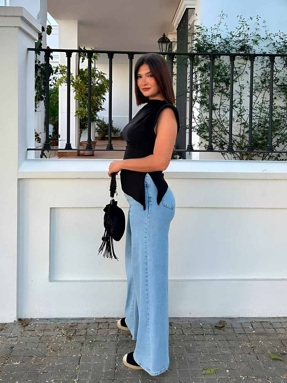 PANTALÓN DENIM CAMPANA