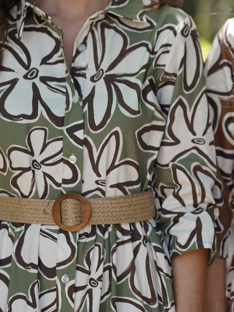 VESTIDO FLORA CINTURÓN