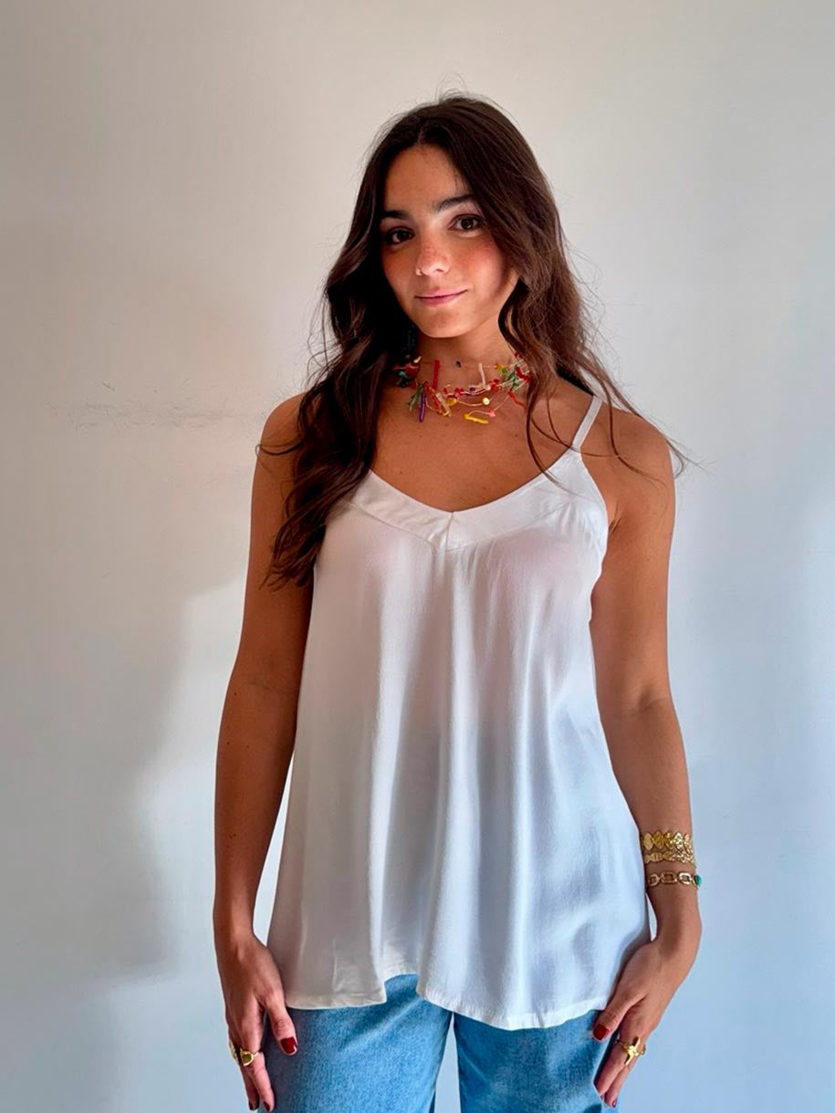 LENCERO VISCOSA ESCOTE SATINADO