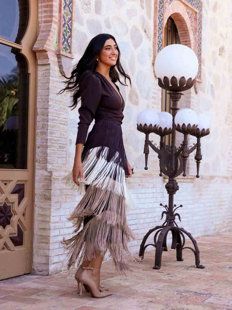 VESTIDO FLECOS MANUELA