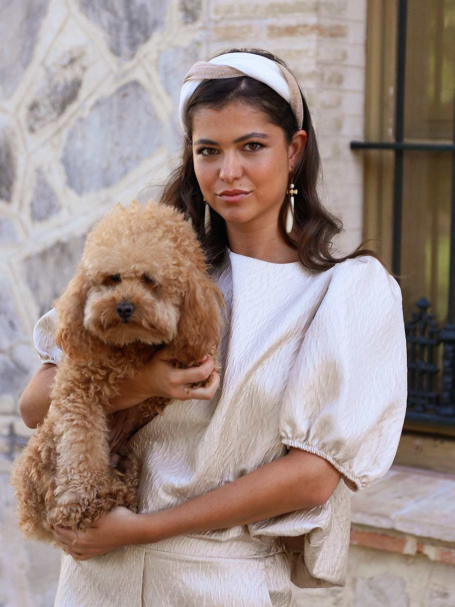 DIADEMA TRENZA BICOLOR