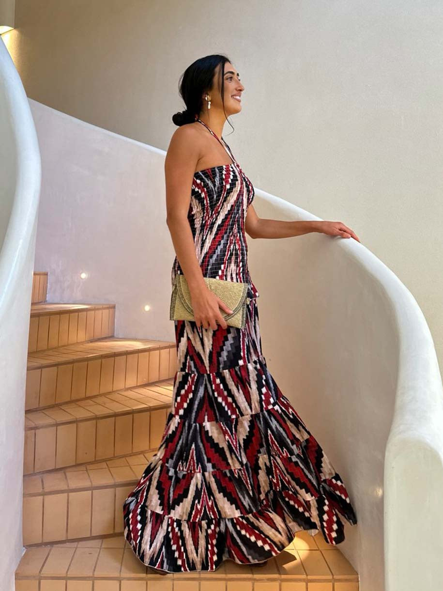 VESTIDO PALABRA DE HONOR BOHO