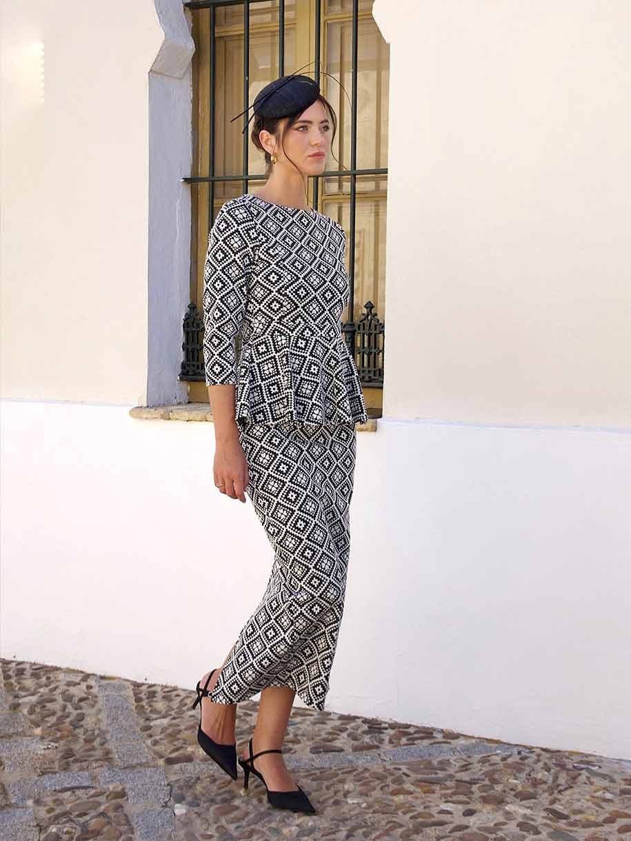 VESTIDO PEPLUM NOCHE