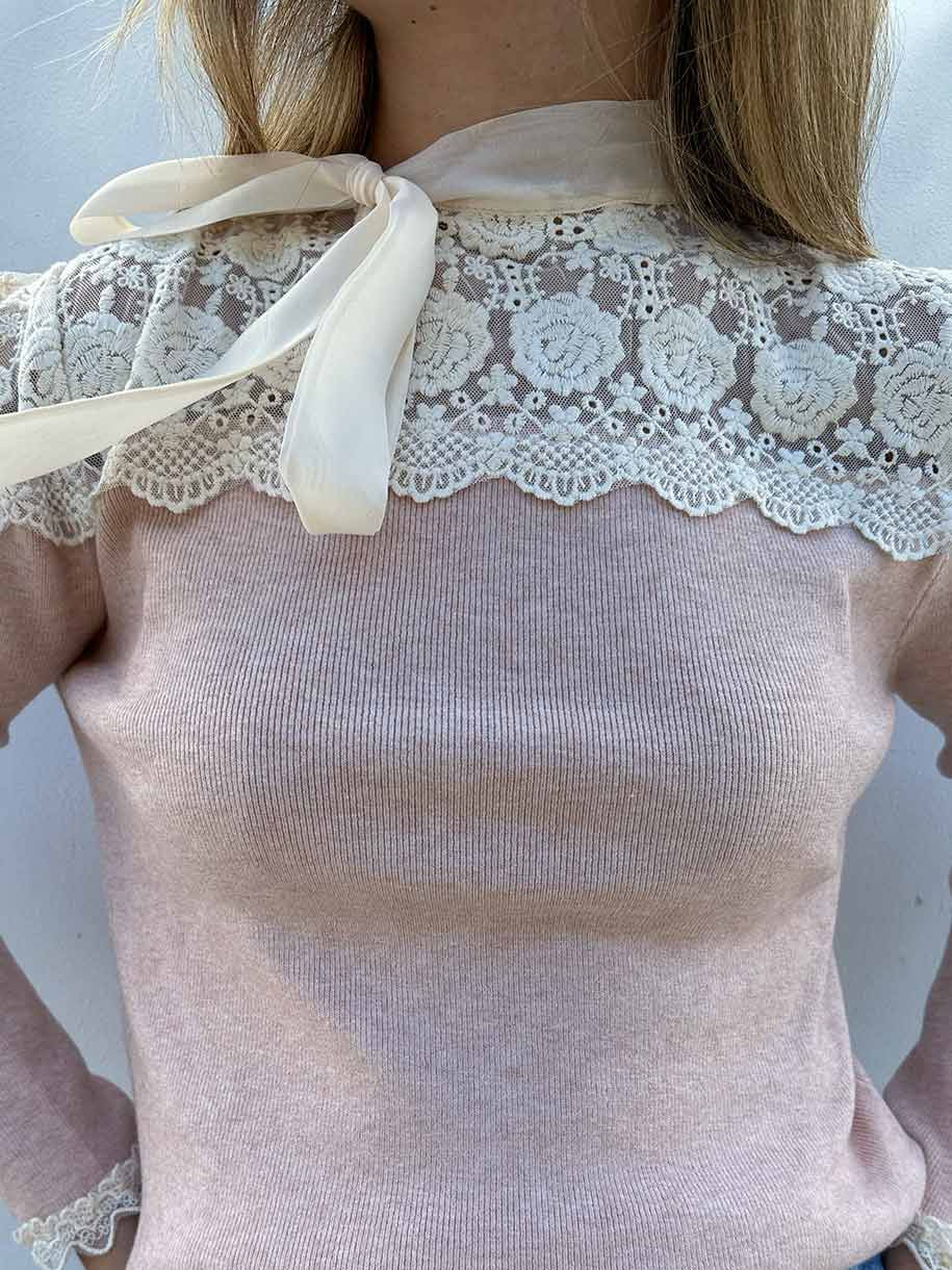 JERSEY CANESÚ ENCAJE