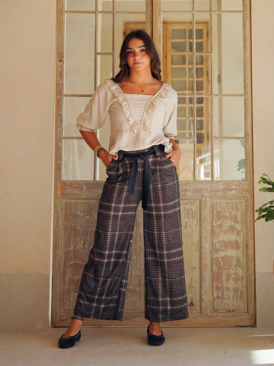 PANTALON CUADROS TARTÁN