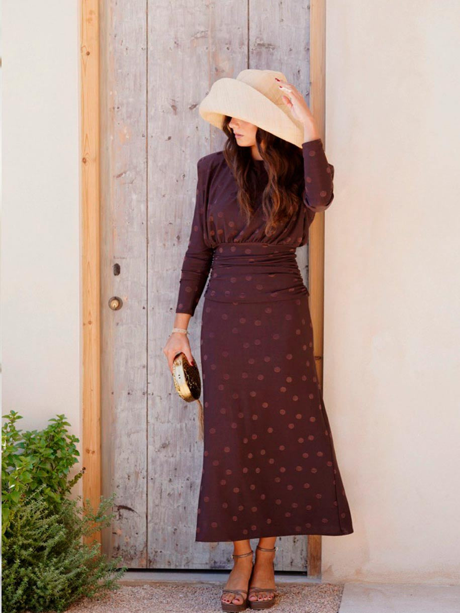 VESTIDO CHOCOLAT LUNAR