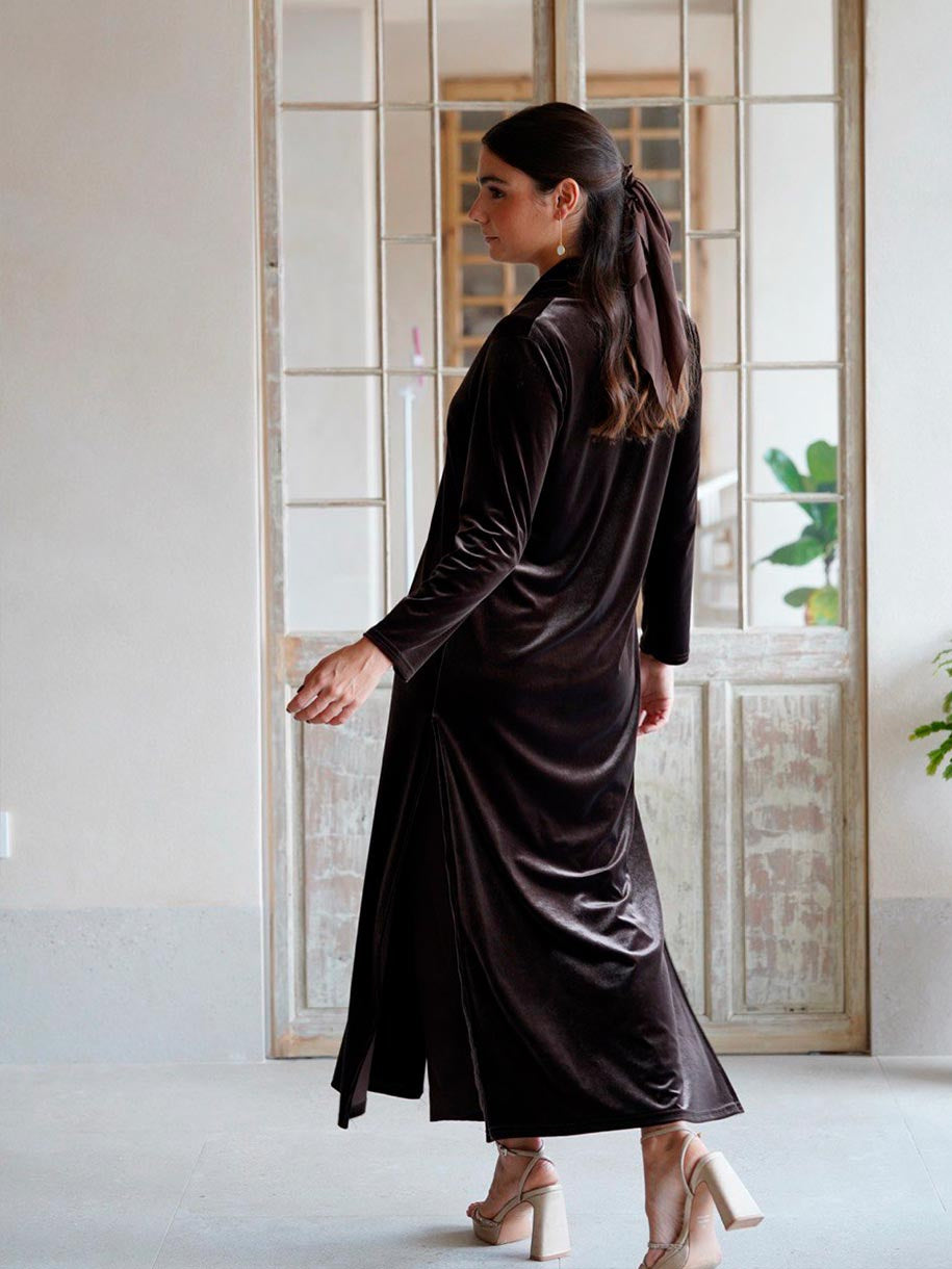 KIMONO TERCIOPELO LARGO