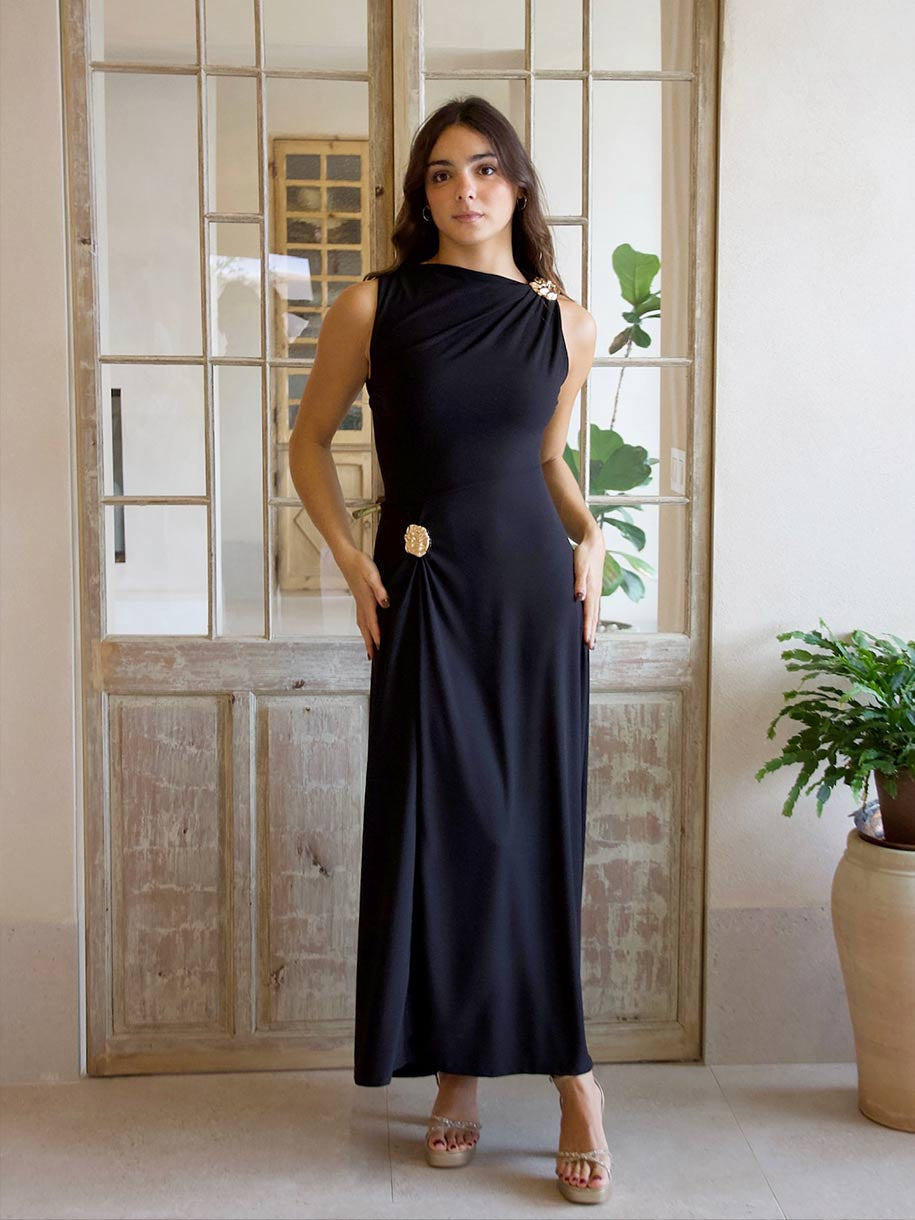 VESTIDO APLIQUE MARTELÉ