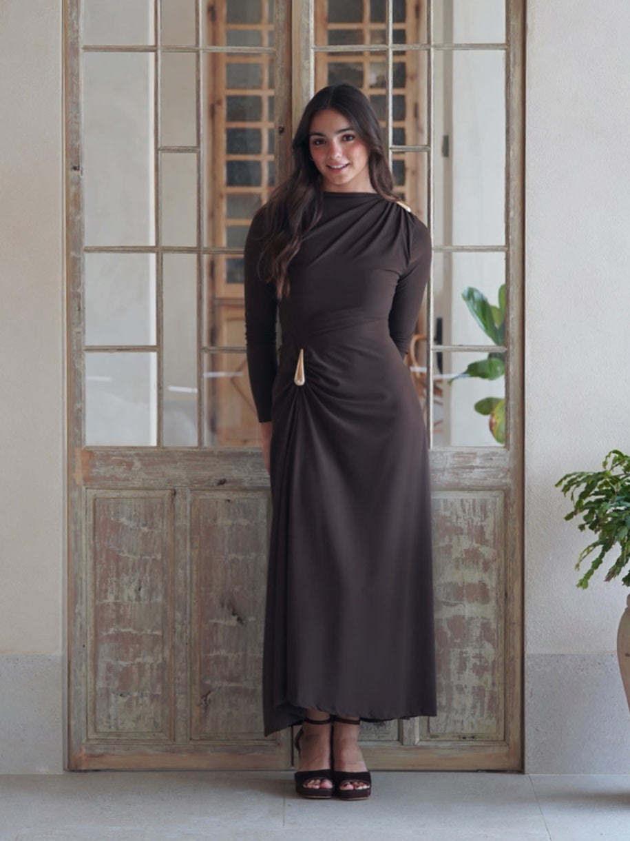 VESTIDO APLIQUE LÁGRIMA