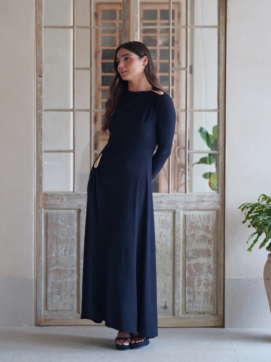 VESTIDO APLIQUE LÁGRIMA