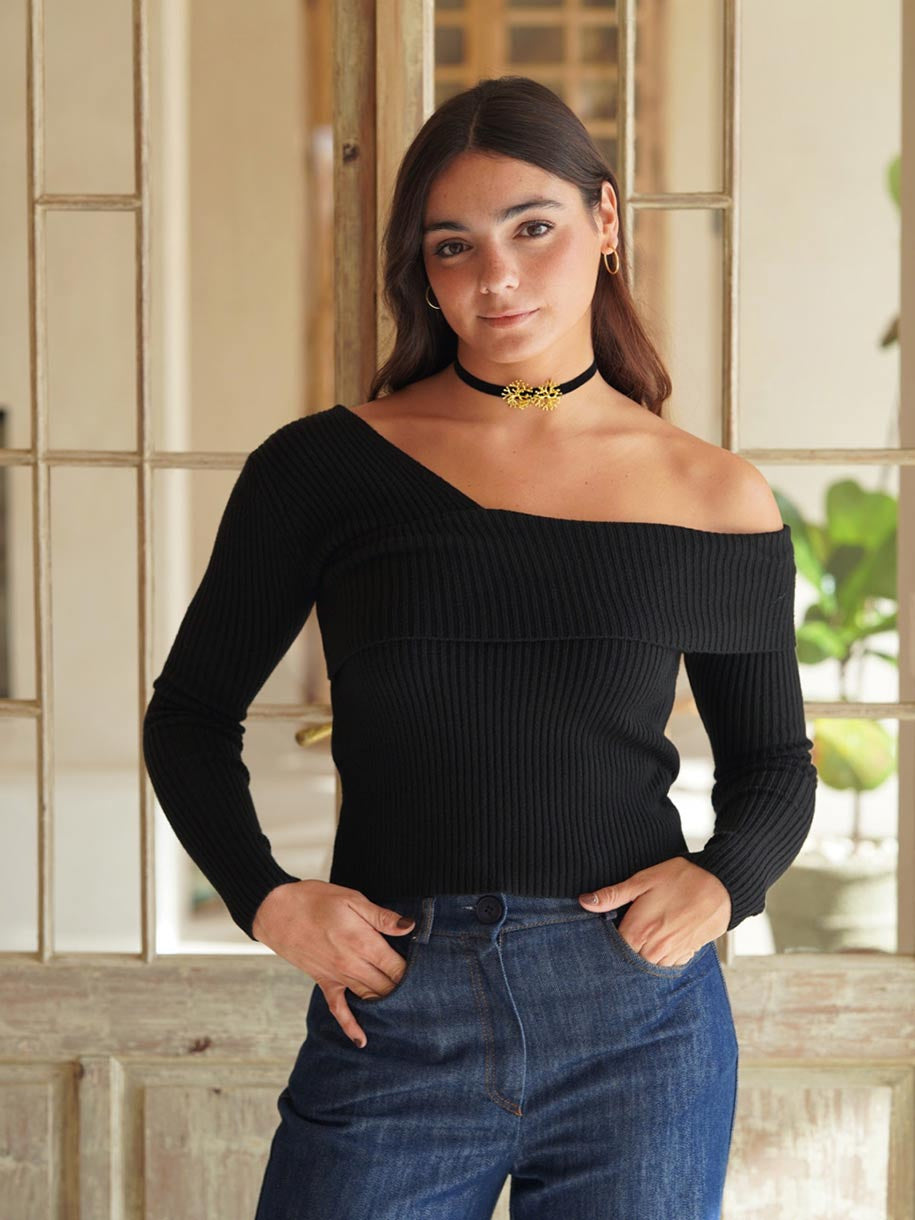 JERSEY ESCOTE ASIMÉTRICO