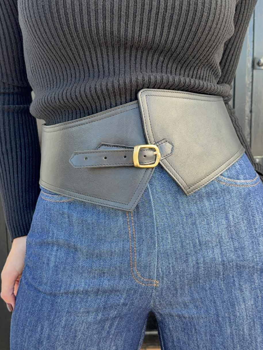 CINTURÓN PIEL ANCHO