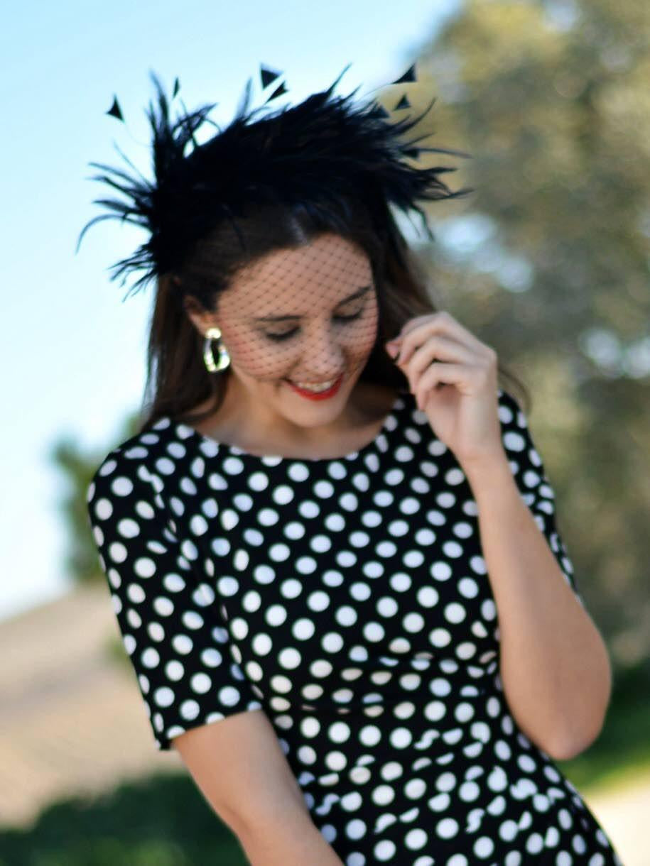 DIADEMA TOCADO PLUMAS