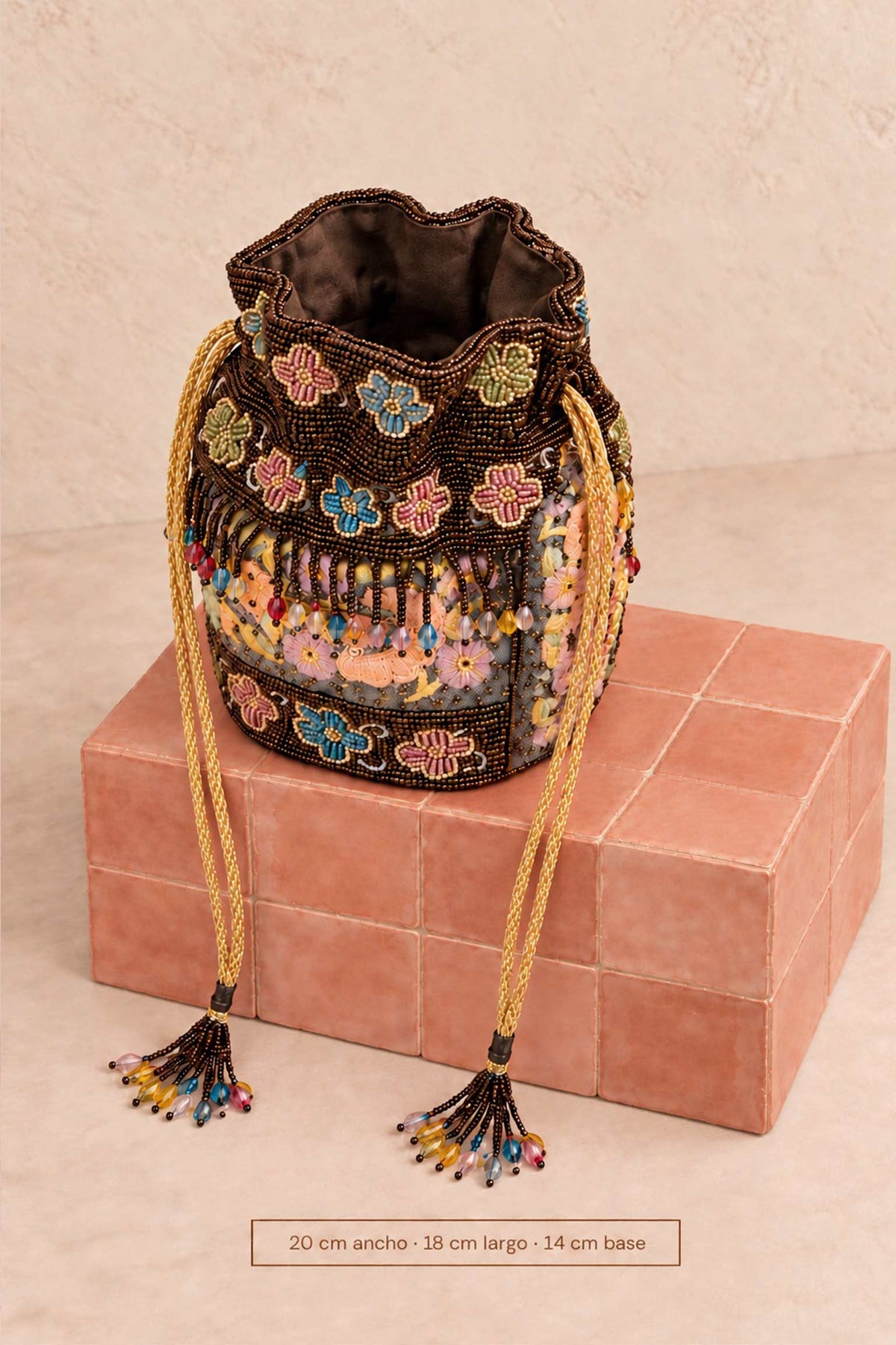 BOLSO INVITADA FLORES DE ROCALLA