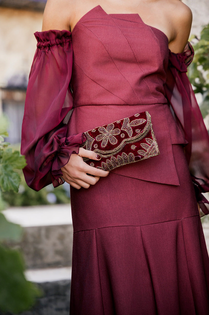 CARTERA FILIGRANAS FLORAL