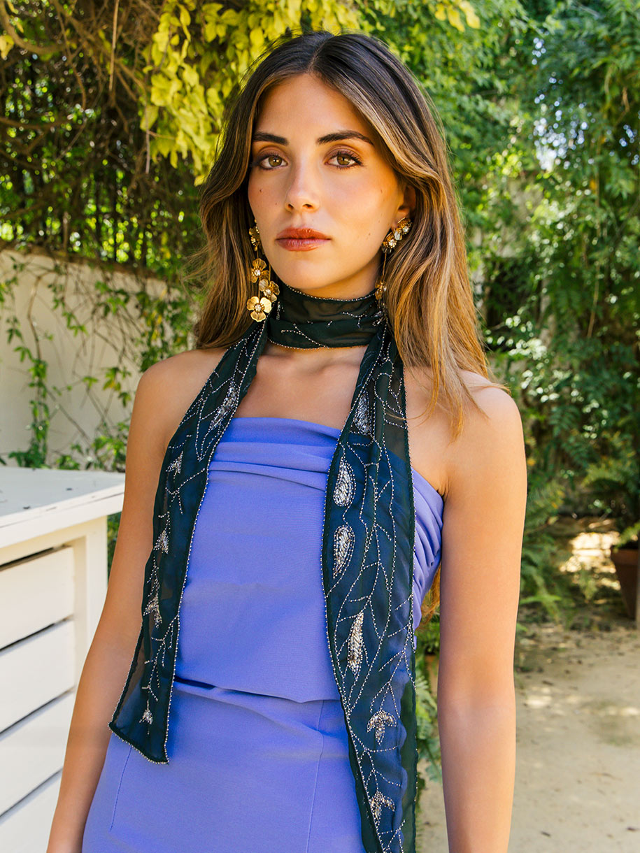 CHOCKER VERDE ANCHO