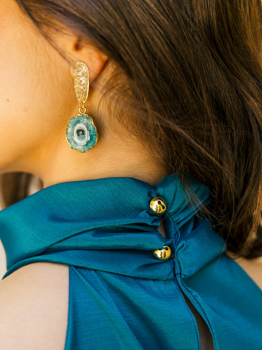Conjunto de top con botones