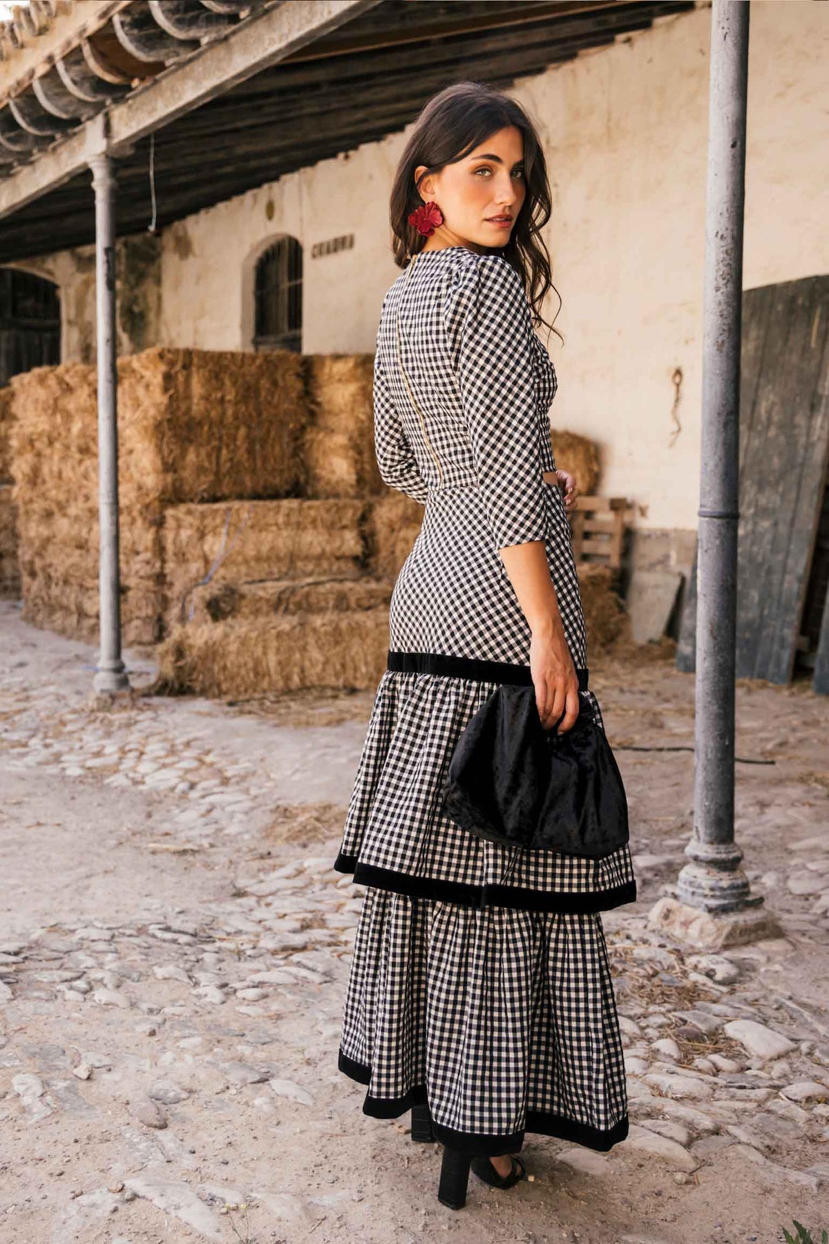 Conjunto estampado vichy