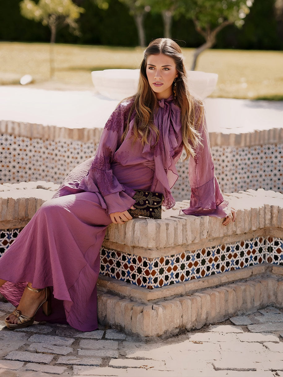 Blusa tipo boho invitada