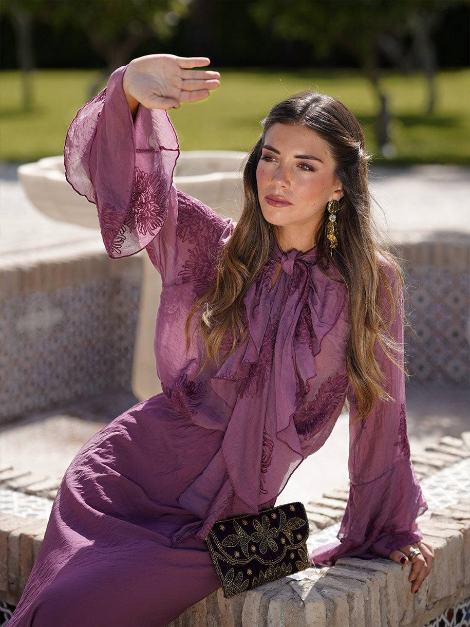 Blusa con volantes