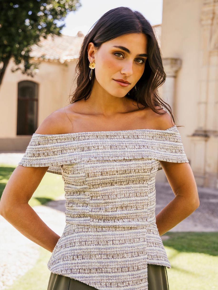 Conjunto con top Bardot