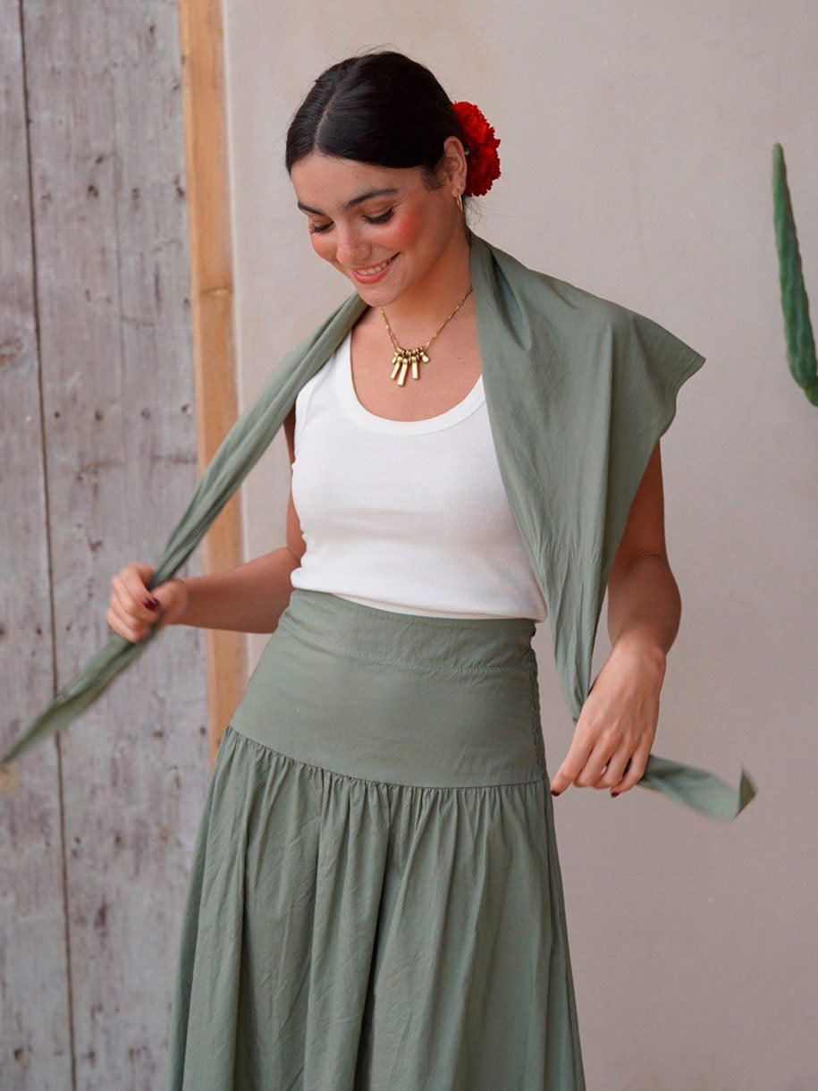 FALDA PAREO SALVIA