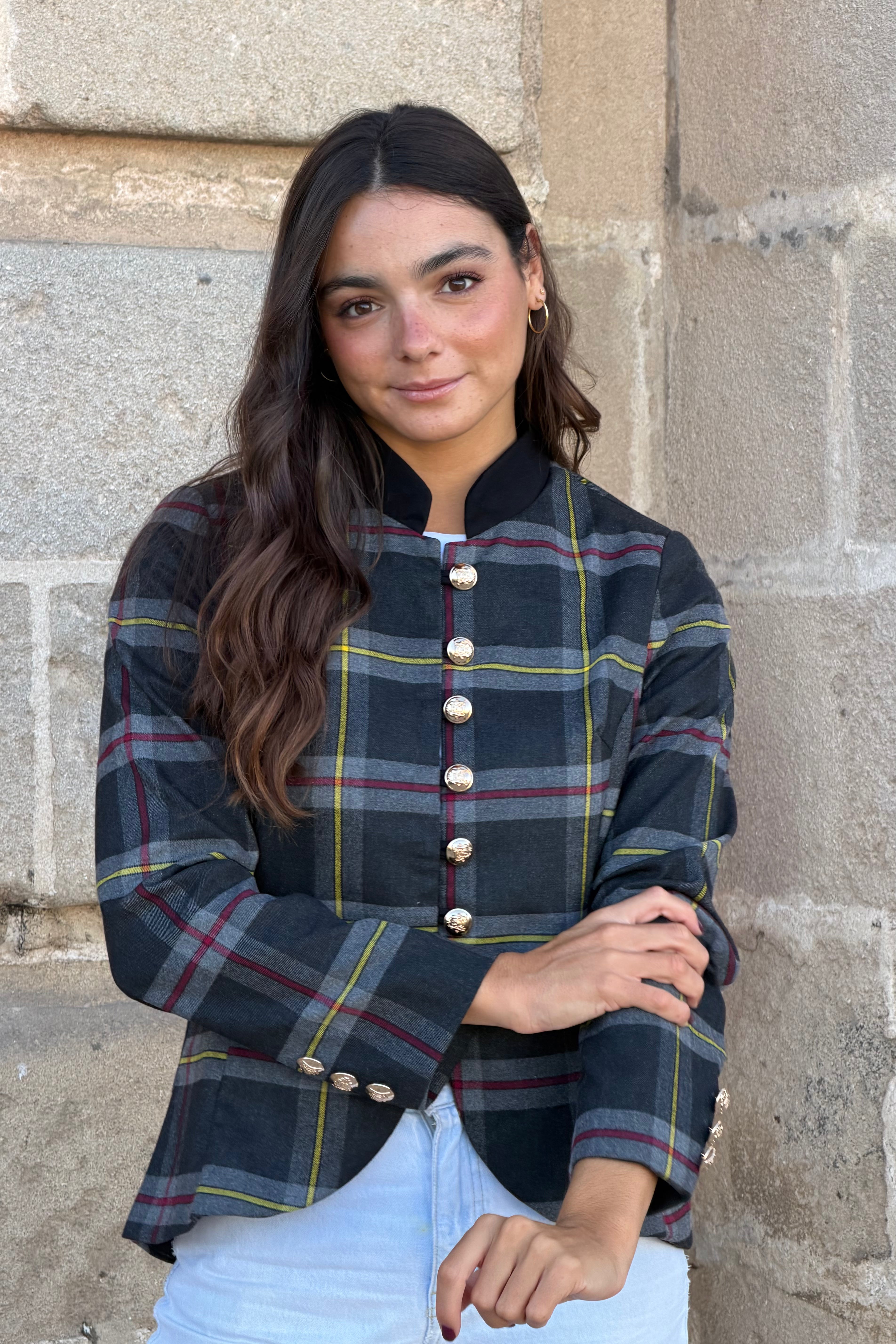 Chaqueta Cuadros Tartán