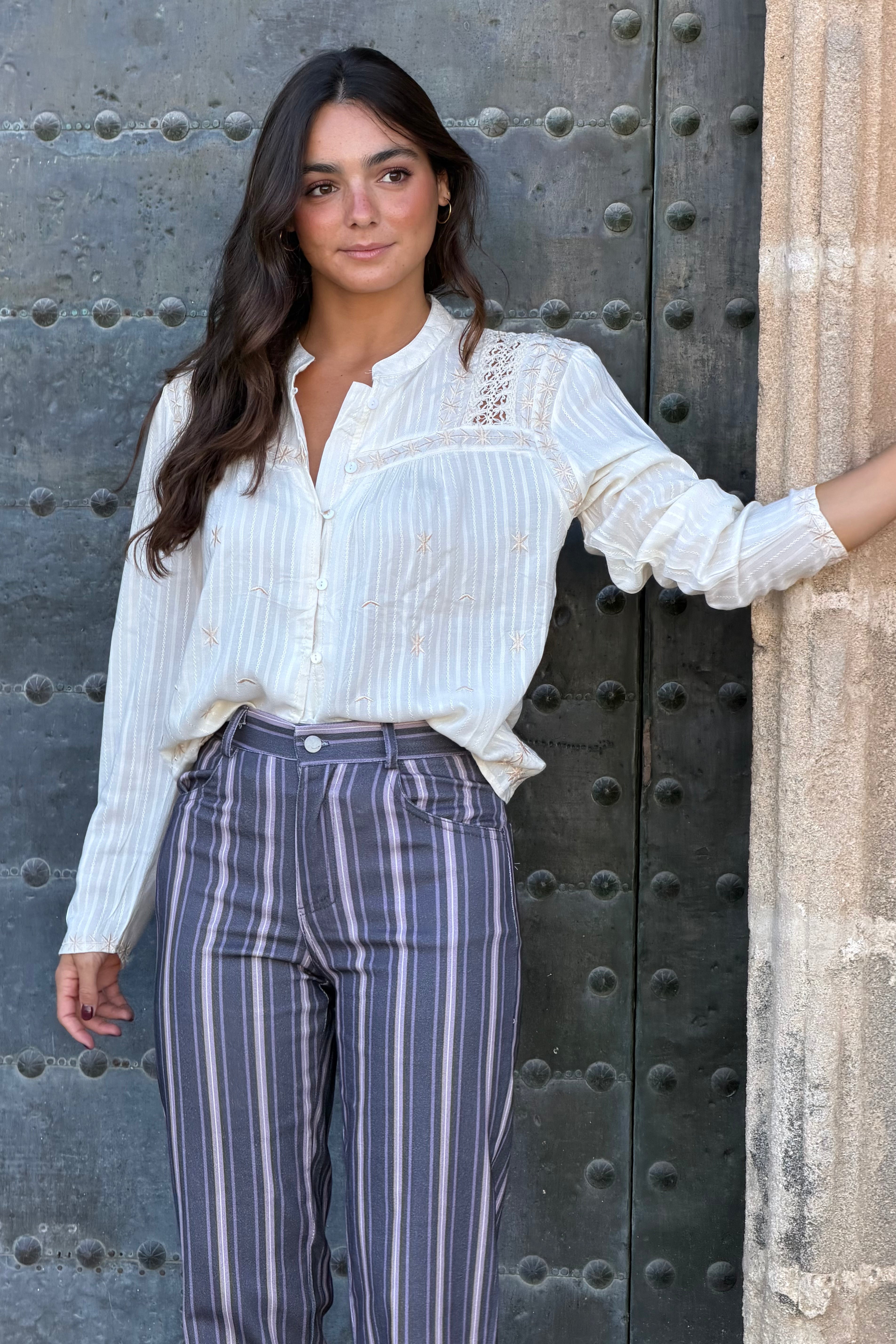 Camisa Estrella Bordada